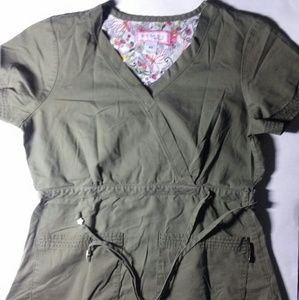 Koi Stretch Scrub Womens Top Size Xs
